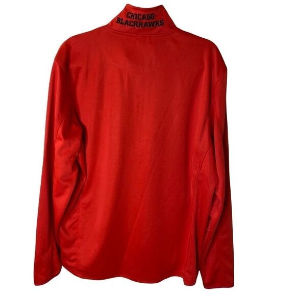 NHL Chicago Blackhawks Pullover Jacket Sz L - Picture 4 of 6